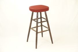 Vintage tabouret de bar bordeaux